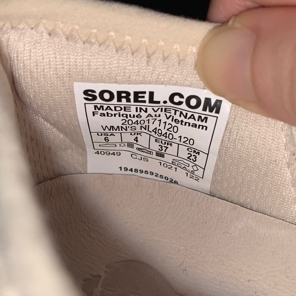 Sorel Pink, Beige, and Neon Yellow Shoes - Picture 9 of 15